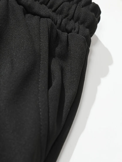 Men's styled "RICH SOON" sweatpants
